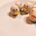 ひよこ02's cooksnap of when they made お弁当 おかず かわいい うずらの卵.