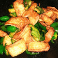 クリームドーナツ's cooksnap of when they made ピーマンと油揚げのオイスター炒め:-).