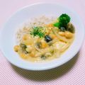 まあまま☆0403's cooksnap of when they made お豆とチキンのシチューオンライス♬.