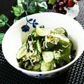 Dellaたん's cooksnap of when they made きゅうりとしらすのさっぱり酢の物☆.
