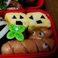 runananana's cooksnap of when they made ディズニー ハロウィン弁当 パン キャラ.