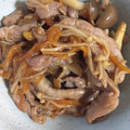 かんじきんぐ's cooksnap of when they made 簡単☆焼肉のタレで豚小間とキノコの炒め物.