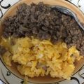 クックOEN6Y3☆'s cooksnap of when they made お弁当にも☆簡単 そぼろ丼.