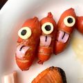 ☆ベコ☆'s cooksnap of when they made キャラ弁♪一反もめん・ちょうちんオバケ.