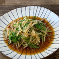 クックパッドごはん部's cooksnap of when they made 水菜とモヤシのおかか和え.