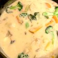 ♬タ〜リラリラ〜♬'s cooksnap of when they made 鮭と小松菜入り☆具沢山ホワイトシチュー.