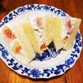 金魚のひらり's cooksnap of when they made おもてなしにも!桃のミニサンドイッチ.