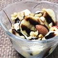 なぎ茶's cooksnap of when they made 冷凍バナナで♡バナナチョコサンデー♪.