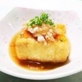 ぱふ's cooksnap of when they made 節約満足おかず＊豆腐の揚げ巻き甘酢餡かけ.