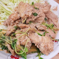 yuzumikan6's cooksnap of when they made 簡単❀鶏むね肉の漬け焼き❀りんご酢で♬.