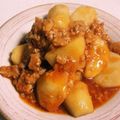 みよ～'s cooksnap of when they made 里芋と鶏ひき肉のケチャップ煮.