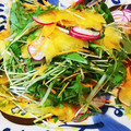 appmama's cooksnap of when they made ☆柿 と かぶ と みず菜 の サラダ☆.