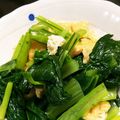 mihomama66's cooksnap of when they made 簡単！小松菜と油揚げの煮浸し.