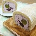 ぷぐポン⭐'s cooksnap of when they made 葡萄とブルーベリーのロールケーキ.
