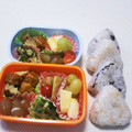 amm46's cooksnap of when they made 鮭フレークとじゃこの和風おにぎり.
