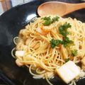 もぐドン's cooksnap of when they made 和風にんにく醤油のシーフードスパゲッティ.