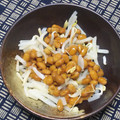 nosso's cooksnap of when they made 納豆のかさまし（もやし編）.