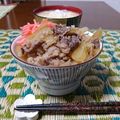 ダイナマイト漆黒's cooksnap of when they made さっと煮かんたん牛丼.