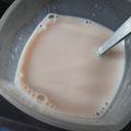 カクヨ's cooksnap of when they made ✿ｲﾁｺﾞｼﾞｬﾑで簡単っイチゴミルク✿.
