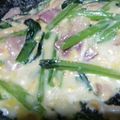 クックWQNGG6☆'s cooksnap of when they made 小松菜とベーコンのチーズ卵炒め.