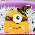 けい♥️'s cooksnap of when they made ミニオンのハロウィン弁当★.