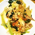 よしこさんちの備忘録's cooksnap of when they made 超簡単♪豚肉と小松菜の卵とじ.
