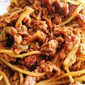 えりたそーん's cooksnap of when they made 給食に出せそう！汁なし坦々パスタ☆.