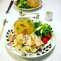 masabagel's cooksnap of when they made 超簡単な海南鶏飯シンガポールチキンライス.