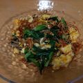 しらたまこむぎ's cooksnap of when they made サッと作れ美味ニラ卵と日本蕎麦の焼きそば.