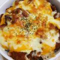 pokoぽん☆彡's cooksnap of when they made 焼きチリミートチーズライス.