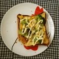 文野♪あやの's cooksnap of when they made 簡単☆ブロッコリーチーズトースト.