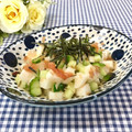 toraちゃん♪'s cooksnap of when they made 長芋と胡瓜の梅おかか和え.