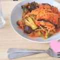 クックTI0CD6☆'s cooksnap of when they made なすとベーコンの簡単トマトパスタ.