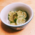 たむブー's cooksnap of when they made きゅうりと塩昆布の浅漬け.