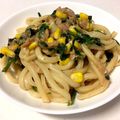 R★Hママ♥'s cooksnap of when they made １０分で！ツナとほうれん草の焼うどん！.