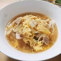 mst8823's cooksnap of when they made ランチにも♪油揚げと豚肉の卵とじうどん.