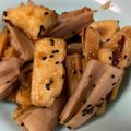 かなーさと's cooksnap of when they made レンコンとさつまいもの甘辛照りバター炒め.