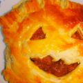 クックHESCE2☆'s cooksnap of when they made ハロウィンに型要らず簡単パンプキンパイ♪.