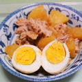 ハッピートリリン's cooksnap of when they made 豚バラとじゃが芋と卵の簡単10分煮！.