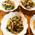 しょんちー55's cooksnap of when they made 豚肉とべか菜の味噌炒め.