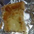 ｽｶｲﾌｨｯｼｭ☆'s cooksnap of when they made ♡簡単！油揚げチーズトースト♡.