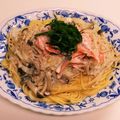 ☆とらねこトラちゃん's cooksnap of when they made スモークサーモンときのこのクリームパスタ.