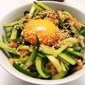 クックE662AA☆'s cooksnap of when they made QC・生ハムのユッケ.