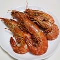 ❦ちぃ❦'s cooksnap of when they made 殻までおいしい♪赤えび塩焼.