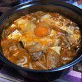 moiaussi's cooksnap of when they made 【鍋素無しで簡単本格】チゲうどん鍋.