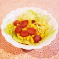 Richland☆Y's cooksnap of when they made ラーメンサラダ風冷やし麺.