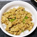 pafeko☆'s cooksnap of when they made 絹さやと豚ひき肉のピリ辛炒め.