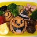 ゆき＠りんご♪'s cooksnap of when they made ハロウィンキャラ弁☆かぼちゃミッキー.