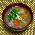 にきけん's cooksnap of when they made 豚汁＊母の味 野菜たっぷり！.