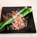 アクセル☆'s cooksnap of when they made ＊焼きオクラ＊お好みソース風.